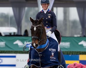 Anna Marek and Fire Fly at the 2024 CDI-W Wellington :: Photo © Lily Forado