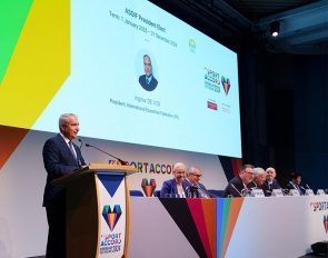 Ingmar De Vos of Belgium was elected as the President of the Association of Summer Olympic International Federations :: Photo © ASOIF/Jon Super
