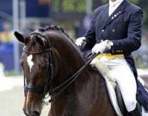 Rien van der Schaft and Madorijke at the 2008 Dutch Dressage Championships :: Photo © Dirk Caremans