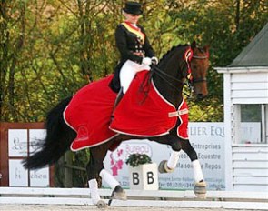 Mieke Mommen and Rocky, 2009 Belgian Junior Riders Champions