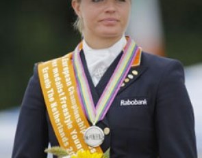 Lotje Schoots wins silver at the 2009 European Young Riders Championships :: Photo © Dirk Caremans