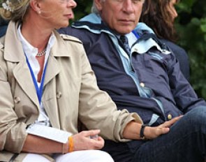 Bettina and Paul Schockemöhle at the 2011 CDIO Aachen :: Photo © Astrid Appels
