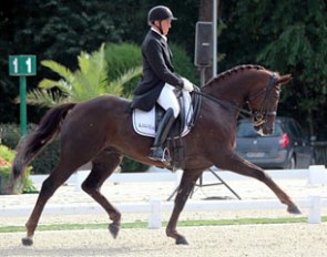 Vincent Guilloteau and Woodstock competing in Compiegne, France