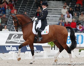 Judy Reynolds and Remember at the 2011 European Dressage Championships :: Photo © Astrid Appels