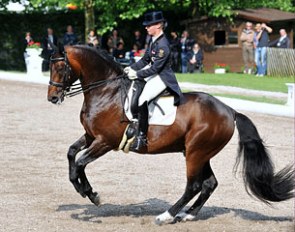 Victoria Max-Theurer and Augustin OLD at the 2012 CDI Achleiten :: Photo © Tanja Becker