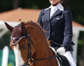 Caroline Faujour and Tim at the 2012 CDI Compiegne :: Photo © Astrid Appels