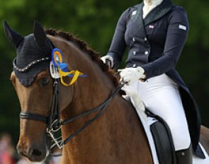 Jessica Gale and Umbro S at the 2012 CDI Compiegne :: Photo © Astrid Appels