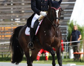 Austrian Oliver Valenta on the Bavarian Rivel (by Rivero II x Polarstern) closed the ranks in 15th place