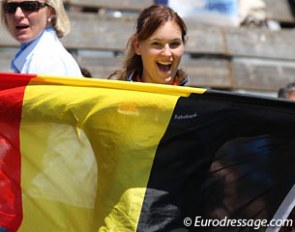 Dutch Dana van Lierop rooting for her Belgian friends: the European spirit