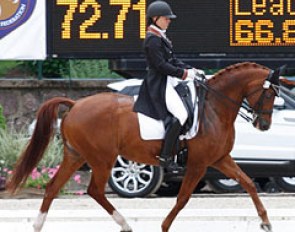 Brandi Roenick and Pretty Lady at the 2012 U.S. Young Riders' Championships :: Photo © Sue Stickle