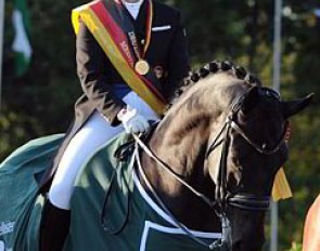 Florine Kienbaum and Don Windsor, 2012 German Young Riders Champions :: Photo © Barbara Schnell