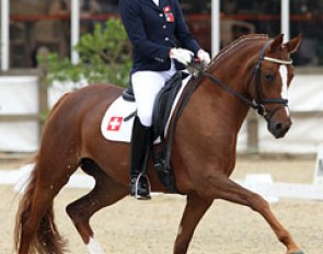 Estelle Wettstein and Championess II at the 2012 CDI Leudelange :: Photo © Astrid Appels