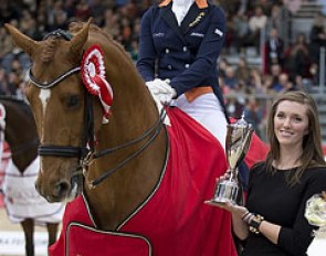 Adelinde Cornelissen and Parzival win the 2012 Lyon World Cup Qualifier :: Photo © Kit Houghton