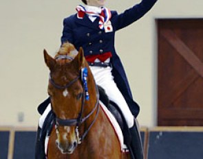 Yuko Kitai and Golden Coin win the 2012 Japanese Dressage Championships