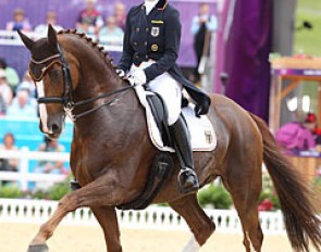 Anabel Balkenhol and Dablino at the 2012 Olympic Games :: Photo © Astrid Appels