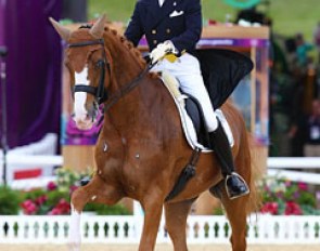 Hiroshi Hoketsu and Whisper at the 2012 Olympic Games in London :: Photo © Astrid Appels