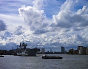 The river Thames from the Greenwich ferry point :: Photo © Astrid Appels