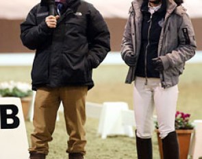Wilfried and Laura Bechtolsheimer at the demonstration in Addington