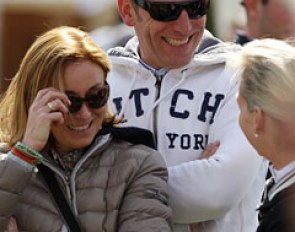 German young horse trainers Ines and Johannes Westendarp came to watch the competition