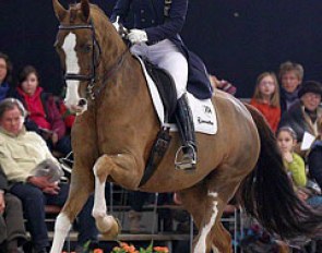 Nadine Capellmann competing Diamond Girl at the 2013 CDN Munster, where the news about the adoption became known :: Photo © LL-foto