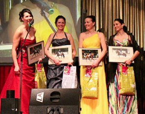 Ema Jancarova, Ida Jancarova, Karolina Zizkova and Adela Neumannova at the Czech Year End Awards at Zofin Palace