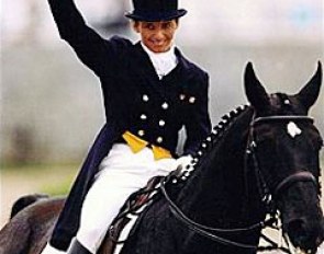 Evi Strasser and Lavinia at the 1996 Olympic Games