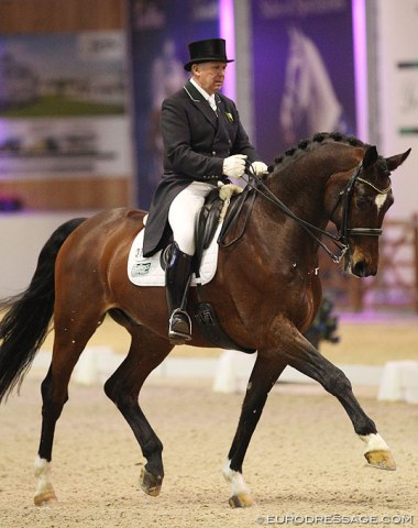 Back in the show ring: Ireland's Dane Rawlins (62) on Espoire