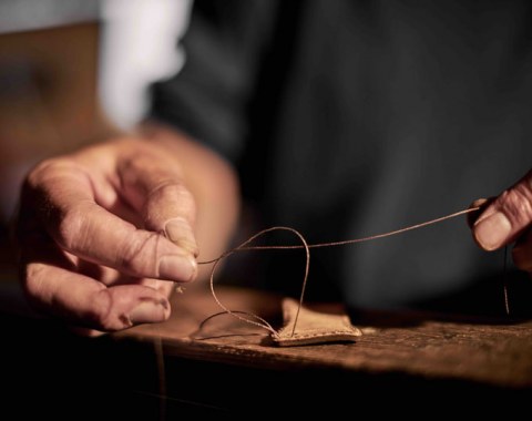 British craftmanship with hand-stitched leather and sizing to fit your hand