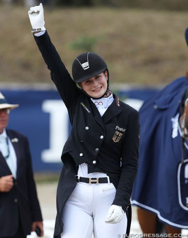 German team newcomer Valentina Pistner straight to a silver medal