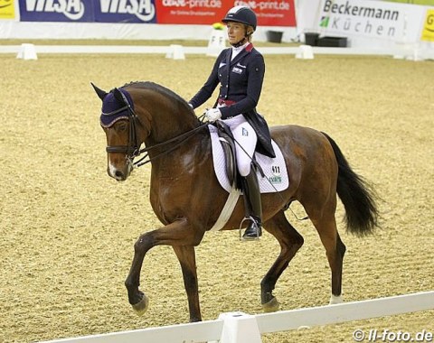 Ingrid Klimke and SPH Dante were the runners-up in the Louisdor Cup Qualifier