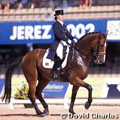 Nina Stadlinger and Egalité at the 2002 World Equestrian Games in jerez