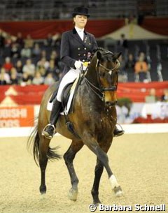 Polish Maja Wieczorek only got her horse a year ago and promptly moved on to the finals of the 2008 European Championships, became Polish Champion in September and now finished her YR career riding the WC A-Final.