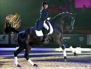 Katie Price at the 2008 Horse of the Year Show :: Photo © Caroline Finch