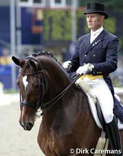 Rien van der Schaft and Madorijke at the 2008 Dutch Dressage Championships :: Photo © Dirk Caremans