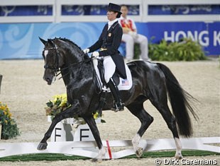 Courtney King and Mythilus at the 2008 Olympic Games :: Photo © Dirk Caremans