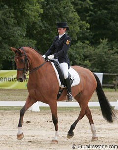 Please braid that forelock! Josephine Binder and Little Sweet. The pair is coached by Danish Lone Jorgensen