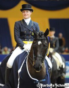 Australian Hayley Beresford won the Prix St Georges with the elegant mare Rhapsody Queen
