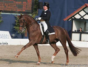 Last year's winners Bianca Kasselmann and the Oldenburg gelding Forum Zwei (by Full Speed x Parcours) finished fifth in the Special