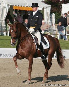 Patrik Kittel and and the Dutch warmblood stallion Scandic (by Solos Carex)