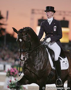 Nathalie and Digby at the 2009 European Championships in Windsor