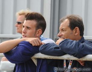 Spanish trainer Rafael Soto was in Aachen to coach