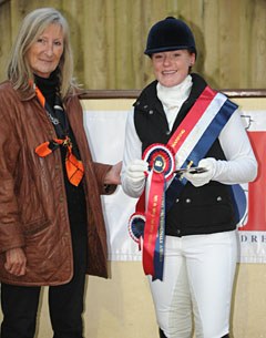 Theresa Smyth wins the British Dressage Young Professionals Award 2010: