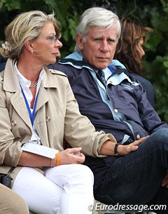 Bettina and Paul Schockemöhle at the 2011 CDIO Aachen :: Photo © Astrid Appels