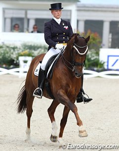 Pia Fortmuller and Orion at the 2012 CDIO Aachen :: Photo © Astrid Appels