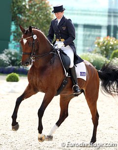 Rozzie Ryan and GV Bullwinkle at the 2012 CDIO Aachen :: Photo © Astrid Appels