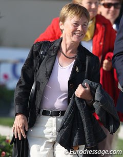 Danish judge Susanne Baarup at the 2012 CDI Compiegne :: Photo © Astrid Appels