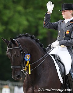 Morgan Barbançon and Painted Black at the 2012 CDI Compiegne :: Photo © Astrid Appels