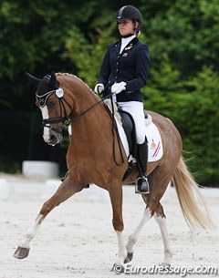 Rosalie Bos and Paso Double at the 2012 CDI Compiegne :: Photo © Astrid Appels