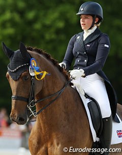Jessica Gale and Umbro S at the 2012 CDI Compiegne :: Photo © Astrid Appels
