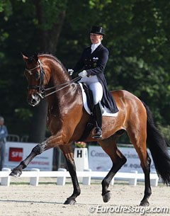 Kristy Oatley and Ronan at the 2012 CDI Compiegne :: Photo © Astrid Appels